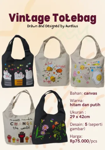 ALINES Vintage Totebag